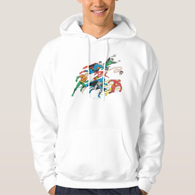 Justice League of America Group 5 Hoodie (Front)