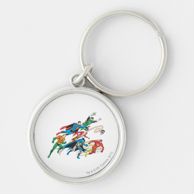 Justice League of America Group 5 Keychain (Front)
