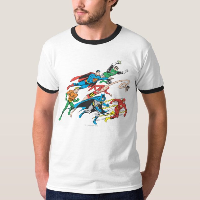 Justice League of America Group 5 T-Shirt (Front)