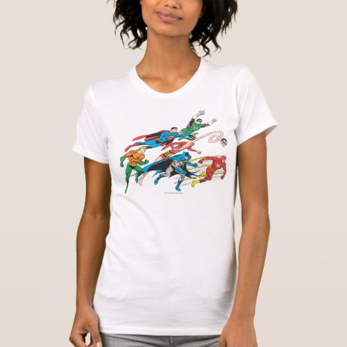 Justice League of America Group 5 T_Shirt