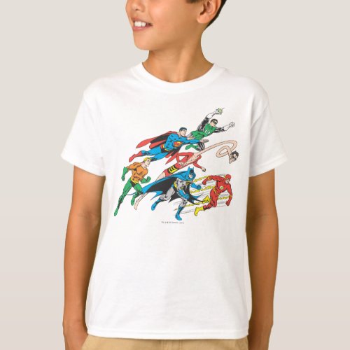 Justice League of America Group 5 T_Shirt