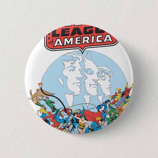 Justice League of America Group Button (Front)