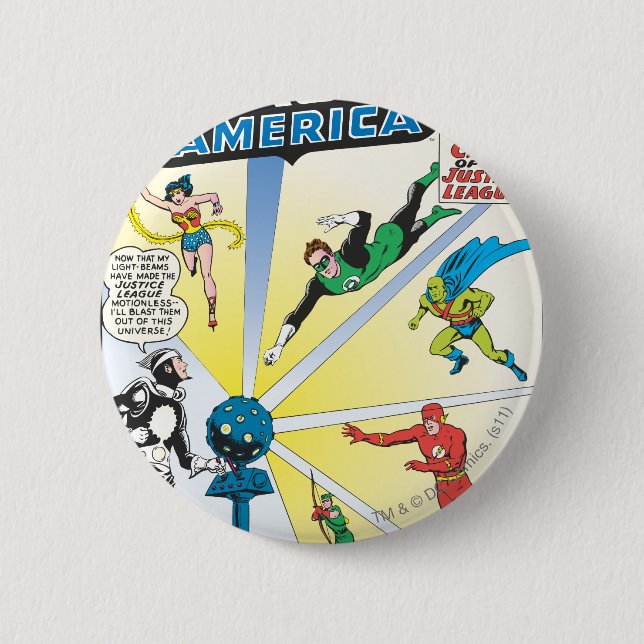 Justice League of America Issue #12 - June Pinback Button (Front)