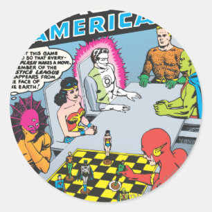 Justice League of America Issue #1 - Nov Classic Round Sticker