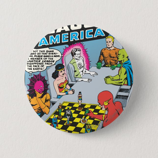 Justice League of America Issue #1 - Nov Pinback Button (Front)