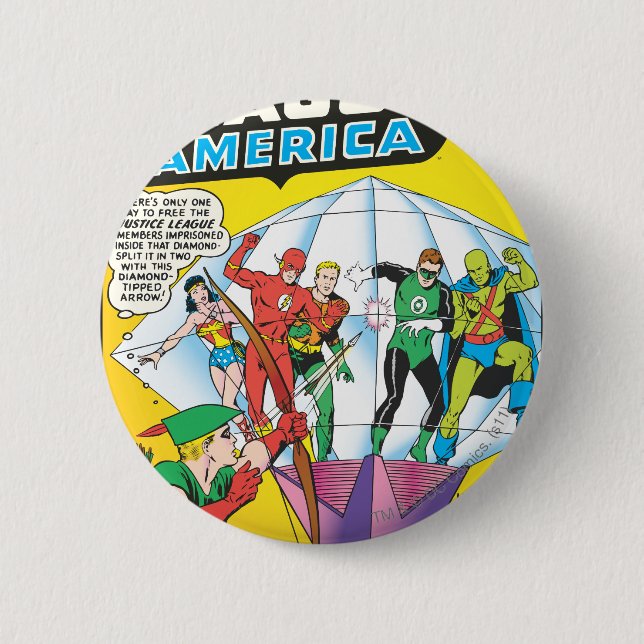 Justice League of America Issue #4 - May Pinback Button (Front)