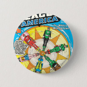 Justice League of America Issue #6 - Sept Pinback Button