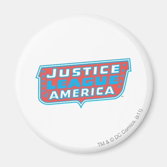 Justice League of America Logo Magnet (Front)