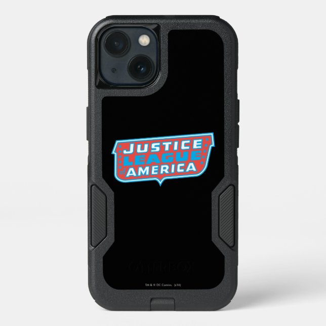 Justice League of America Logo Otterbox iPhone Case (Back)
