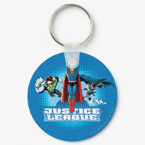 Justice League Power Trio Keychain