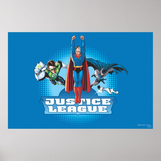 Justice League Power Trio Poster (Front)
