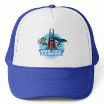 Justice League Power Trio Trucker Hat