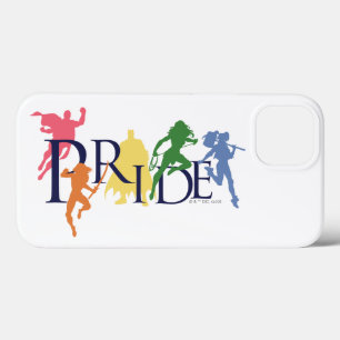Justice League Pride Character Silhouettes iPhone 13 Case