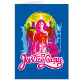 Justice League | Retro Group & Logo Pop Art (Front)