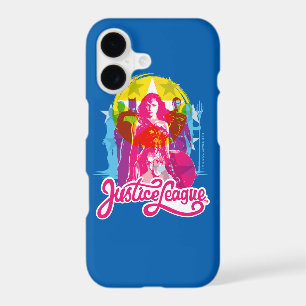 Justice League Retro Group & Logo Pop Art iPhone 17 Case
