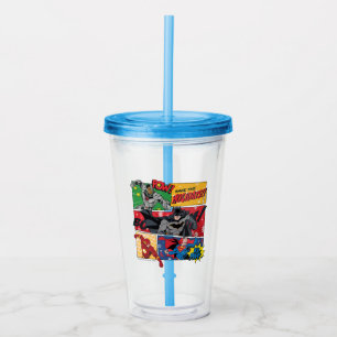 Justice League "Save the Holidays!" Acrylic Tumbler