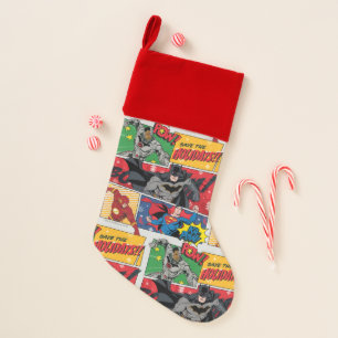 Justice League "Save the Holidays!" Christmas Stocking