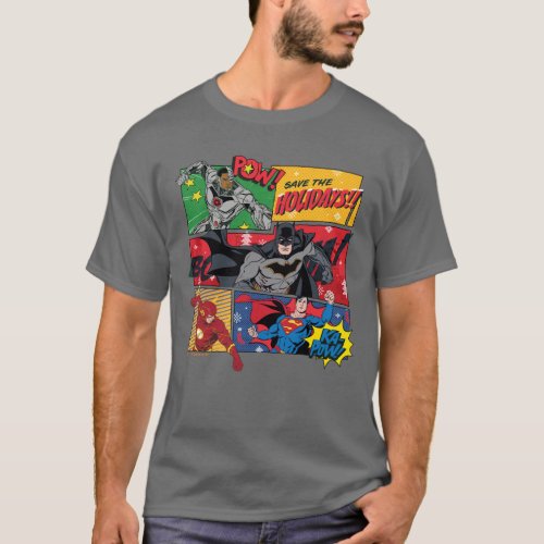 Justice League Save the Holidays T_Shirt