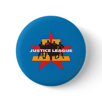 Justice League Silhouettes and Star Background Button