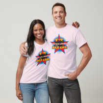 Justice League Silhouettes and Star Background T-Shirt