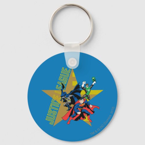 Justice League Star Heroes Keychain