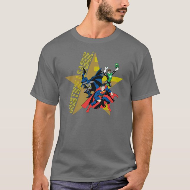 Justice League Star Heroes T-Shirt (Front)