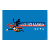 Justice League Stars and Stripes Poster