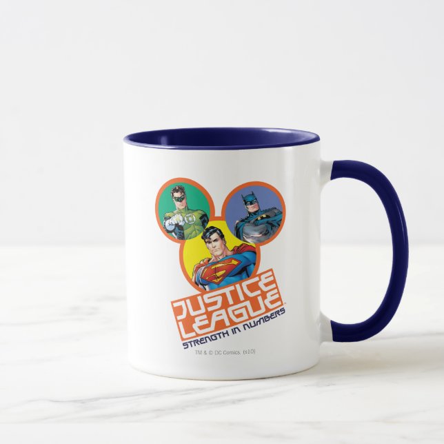 Justice League "Strength in Numbers" Mug (Right)