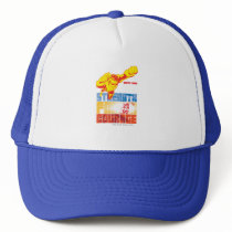Justice League Strength. Power. Courage. Character Trucker Hat