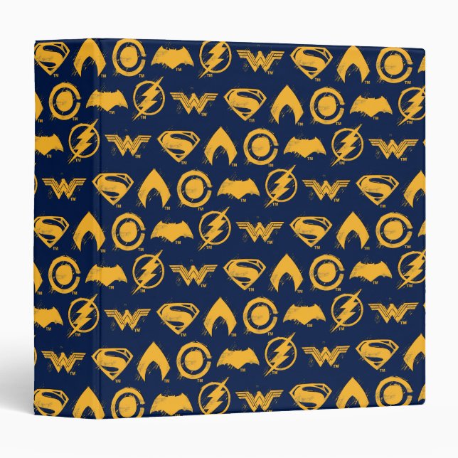 Justice League | Stylized Team Symbols Lineup Binder (Front/Spine)