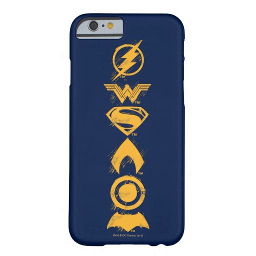 Justice League | Stylized Team Symbols Lineup Barely There iPhone 6 Case