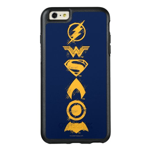 Justice League | Stylized Team Symbols Lineup OtterBox iPhone 6/6s Plus Case
