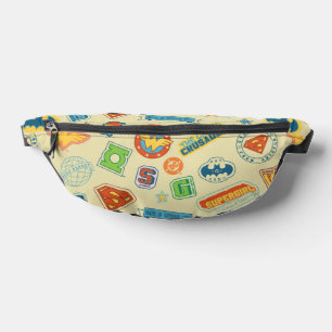 Justice League Super Hero Badge Pattern Fanny Pack