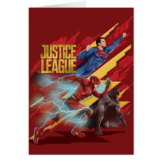 Justice League | Superman, Flash, & Batman Badge Cards (Front)