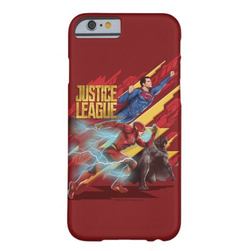 Justice League  Superman Flash  Batman Badge Barely There iPhone 6 Case