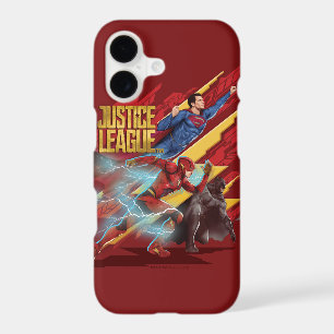 Justice League Superman, Flash, & Batman Badge iPhone 17 Case
