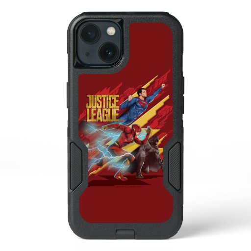 Justice League | Superman, Flash, & Batman Badge iPhone 13 Case