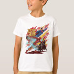 Justice League | Superman, Flash, &amp; Batman Badge T-Shirt