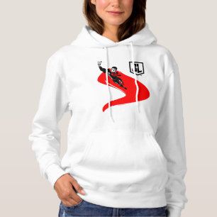 Justice League   Superman Flying Noir Pop Art Hoodie