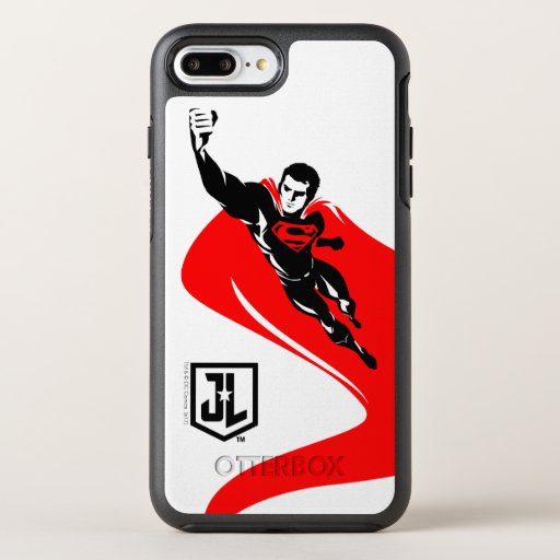 Justice League | Superman Flying Noir Pop Art OtterBox Symmetry iPhone 8 Plus/7 Plus Case