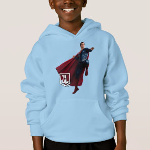 Justice League Superman On Battlefield Hoodie