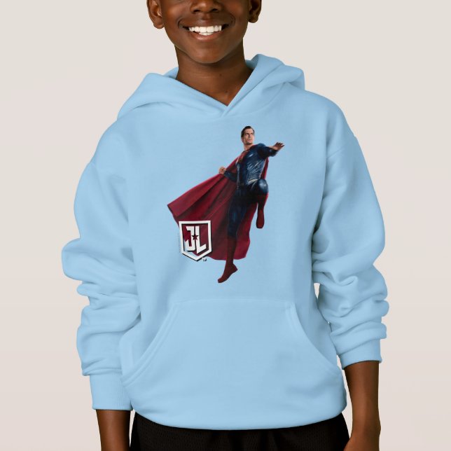 Justice League | Superman On Battlefield Hoodie (Front)