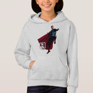 Justice League   Superman On Battlefield Hoodie