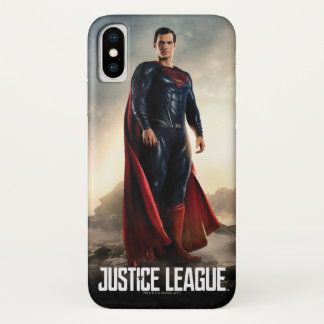 Superman Iphone X Cases Covers Zazzle Justice League Superman On Battlefield Iphone X Case