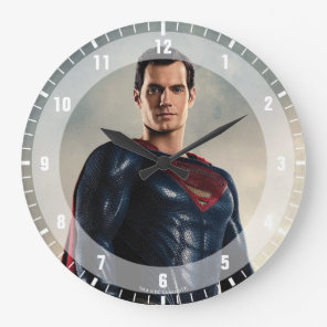 Justice League | Superman On Battlefield Large Clock