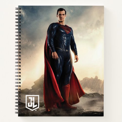Justice League  Superman On Battlefield Notebook