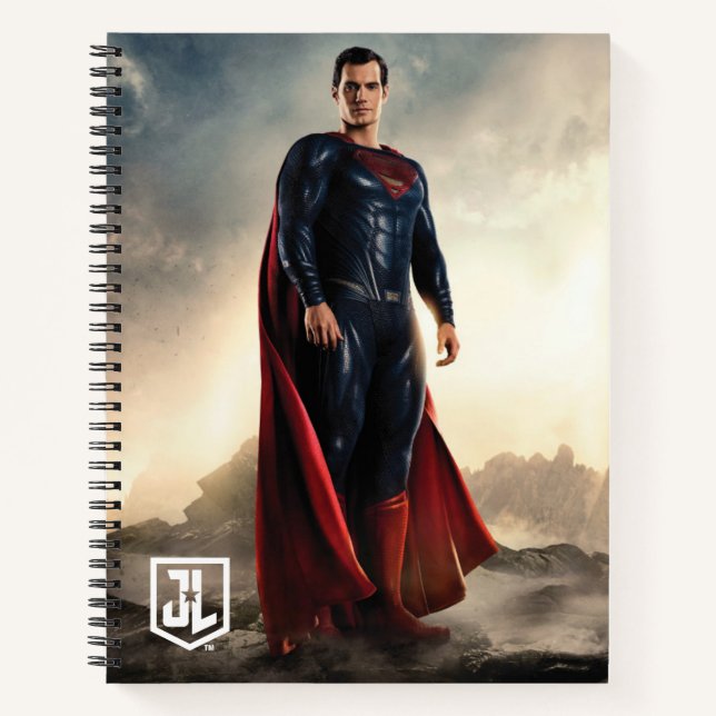 Justice League | Superman On Battlefield Notebook (Front)
