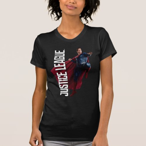 Justice League  Superman On Battlefield T_Shirt