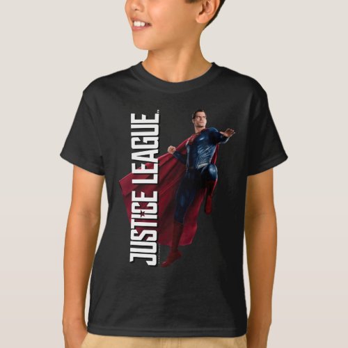 Justice League  Superman On Battlefield T_Shirt