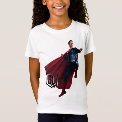 Justice League  Superman On Battlefield T_Shirt